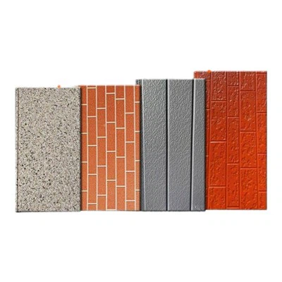 Paneles de pared exteriores tallados en metal ignífugo