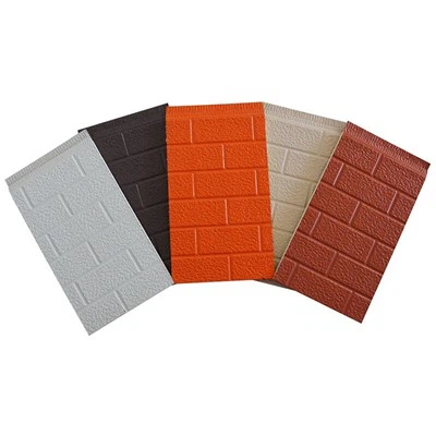 Paneles de pared exteriores de metal aislado